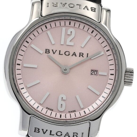 BVLGARI Solo tempo ST29S Date pink Dial Quartz Ladies Watch_891714 - Picture 1 of 6